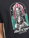 Jack & Jones Černé pánské tričko Jack & Jones After Life