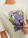 Jack & Jones Béžové pánské tričko Jack & Jones After Life
