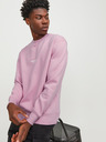 Jack & Jones Světle růžová pánská mikina Jack & Jones Vesterbro