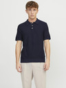 Jack & Jones Tmavě modré pánské polo tričko Jack & Jones Blusandri