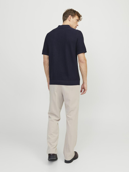 Jack & Jones Tmavě modré pánské polo tričko Jack & Jones Blusandri
