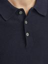 Jack & Jones Tmavě modré pánské polo tričko Jack & Jones Blusandri
