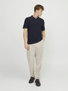 Jack & Jones Tmavě modré pánské polo tričko Jack & Jones Blusandri