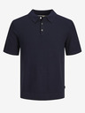Jack & Jones Tmavě modré pánské polo tričko Jack & Jones Blusandri