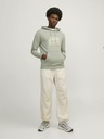 Jack & Jones Světle zelená pánská mikina s kapucí Jack & Jones Map