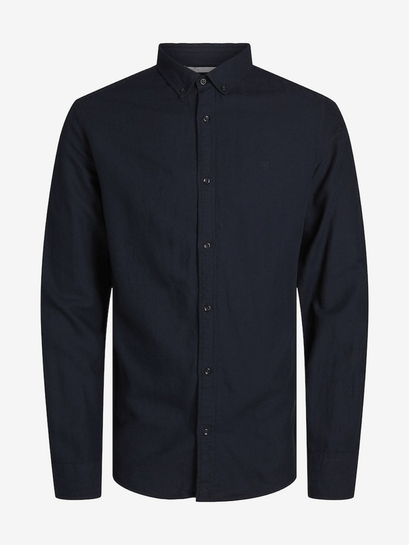 Jack & Jones Tmavě modrá pánská košile Jack & Jones Maze