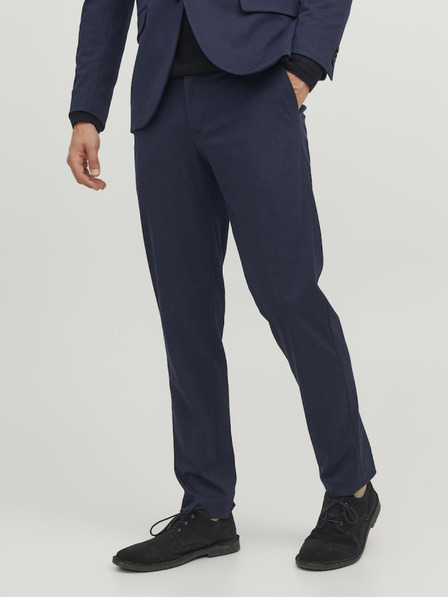 Jack & Jones Tnavě modré pánské kalhoty Jack & Jones