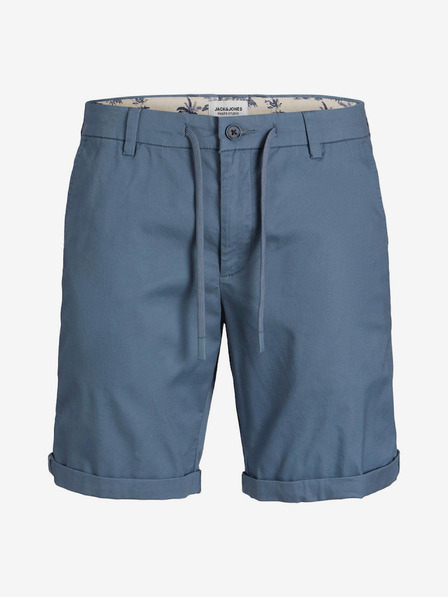 Jack & Jones Modré pánské chino kraťasy Jack & Jones Marco