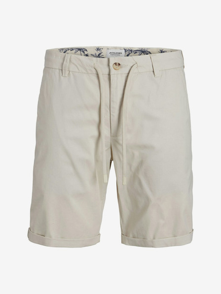 Jack & Jones Krémové pánské chino kraťasy Jack & Jones Marco