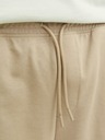 Jack & Jones Béžové pánské teplákové kraťasy Jack & Jones Gordon