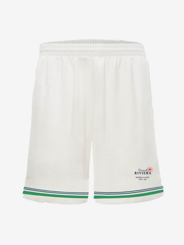 Jack & Jones Bílé pánské kraťasy Jack & Jones Riviera