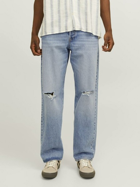 Jack & Jones Světle modré pánské straight fit džíny Jack & Jones Chris