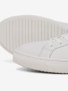 Jack & Jones Bílé pánské kožené tenisky Jack & Jones Radcliffe
