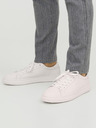 Jack & Jones Bílé pánské kožené tenisky Jack & Jones Radcliffe