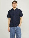 Jack & Jones Tmavě modré pánské polo tričko Jack & Jones Johnny