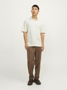 Jack & Jones Krémové pánské polo tričko Jack & Jones William