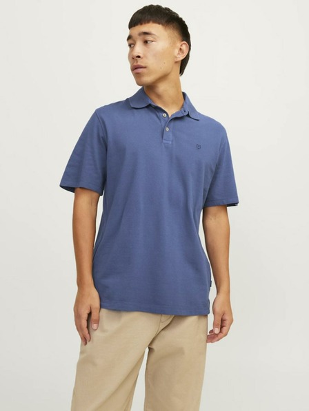 Jack & Jones Modré pánské polo tričko Jack & Jones William