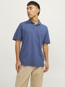 Jack & Jones Modré pánské polo tričko Jack & Jones William