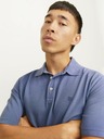 Jack & Jones Modré pánské polo tričko Jack & Jones William