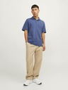 Jack & Jones Modré pánské polo tričko Jack & Jones William