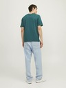 Jack & Jones Petrolejové pánské tričko Jack & Jones JJTILEY