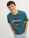 Jack & Jones Petrolejové pánské tričko Jack & Jones JJTILEY