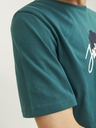 Jack & Jones Petrolejové pánské tričko Jack & Jones JJTILEY