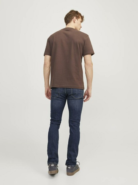 Jack & Jones Tmavě modré pánské slim fit džíny Jack & Jones Glenn