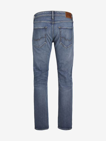 Jack & Jones Modré pánské straight fit džíny Jack & Jones Mike