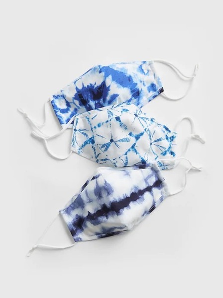 GAP Modré ochranné roušky contour mask with filter pocket, 3ks GAP