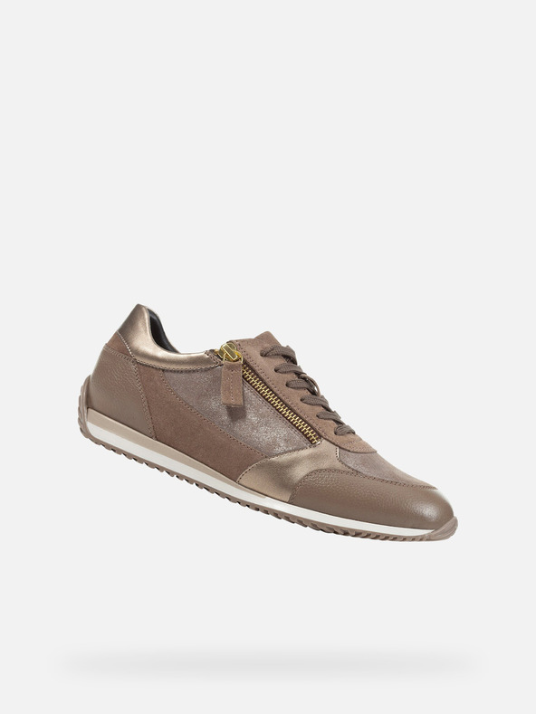 Geox Hnědé dámské tenisky Geox Calithe