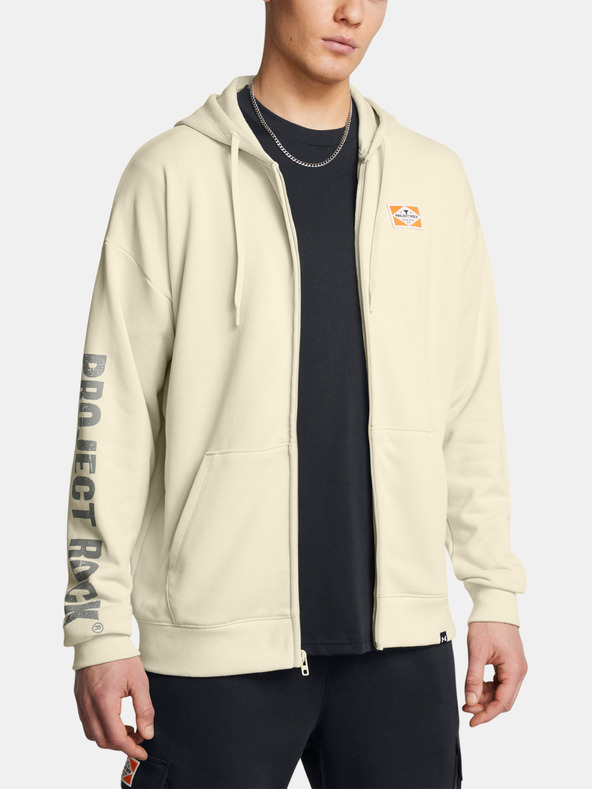 Under Armour Mikina Under Armour Pjt Rck HWT FZ Tools-BRN