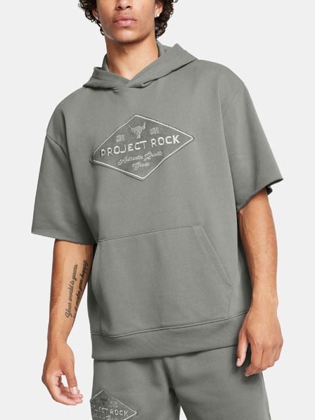 Under Armour Mikina Under Armour Pjt Rck HWT SS Hdy Tools-GRN