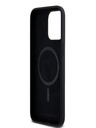 Karl Lagerfeld Liquid Silicone Karl and Choupette Magsafe Zadní Kryt pro iPhone 15 Pro Max Black Karl Lagerfeld