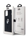 Karl Lagerfeld Liquid Silicone Karl and Choupette Magsafe Zadní Kryt pro iPhone 15 Pro Max Black Karl Lagerfeld