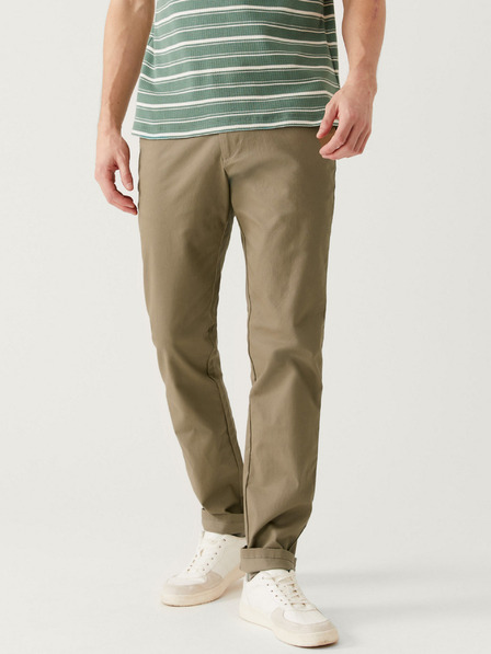 Marks & Spencer Khaki pánské chino kalhoty Marks & Spencer