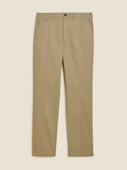 Marks & Spencer Béžové pánské super lehké chino kalhoty Marks & Spencer