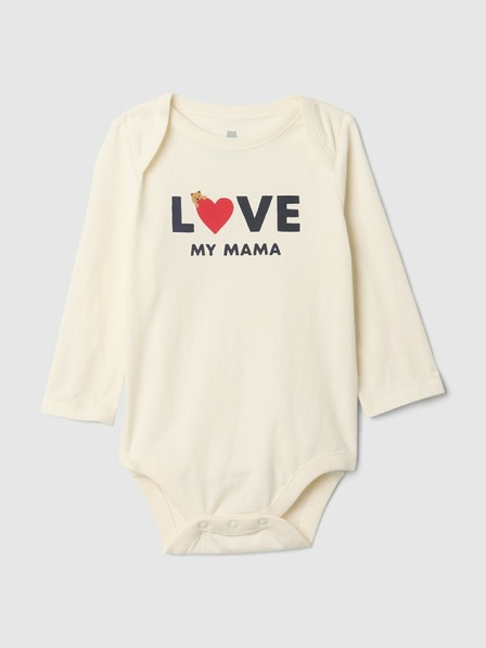 GAP Baby body z organické bavlny GAP