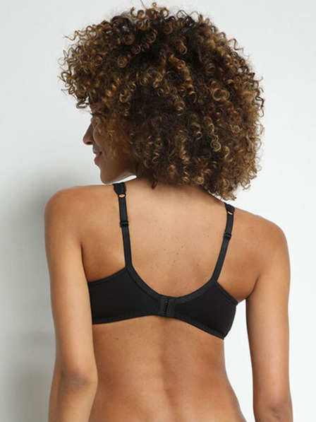 DIM Černá dámská krajková podprsenka Dim GENEROUS ESSENTIEL UNDERWIRE BRA