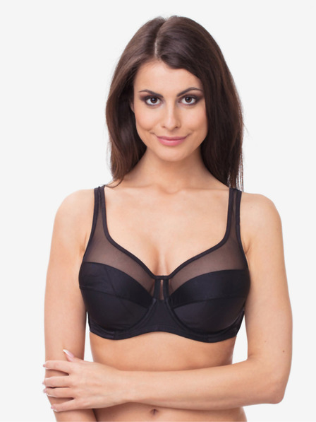 DIM Černá dámská podprsenka s kosticemi Dim GENEROUS CLASSIC BRA