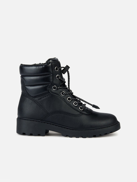 Geox Černá dívčí kotníková obuv Geox Casey B ABX