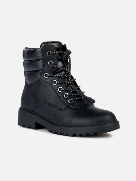 Geox Černá dívčí kotníková obuv Geox Casey B ABX