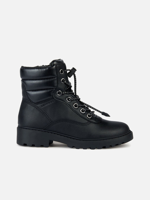 Geox Černá dívčí kotníková obuv Geox Casey B ABX
