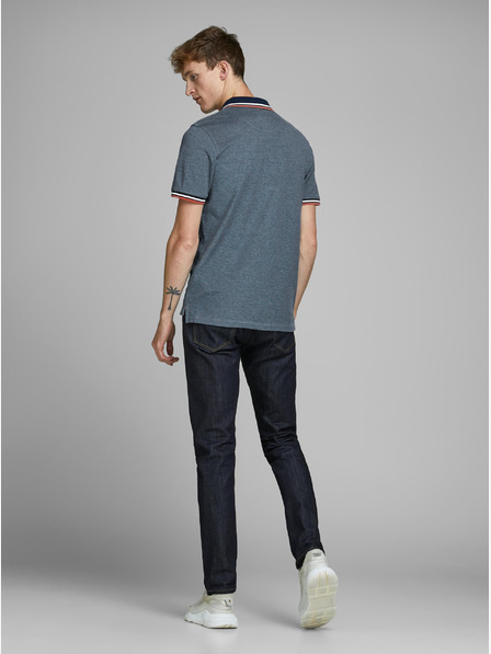 Jack & Jones Modré polo tričko Jack & Jones Paulos