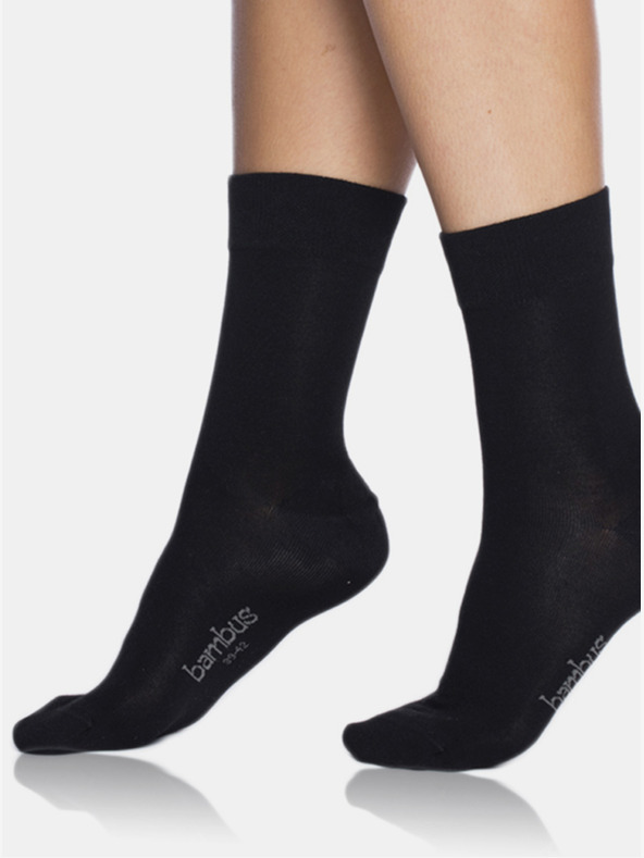 Bellinda Černé dámské ponožky Bellinda BAMBUS COMFORT SOCKS