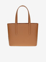 Elega Hnědý dámský kožený shopper ELEGA Simone