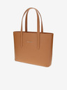 Elega Hnědý dámský kožený shopper ELEGA Simone