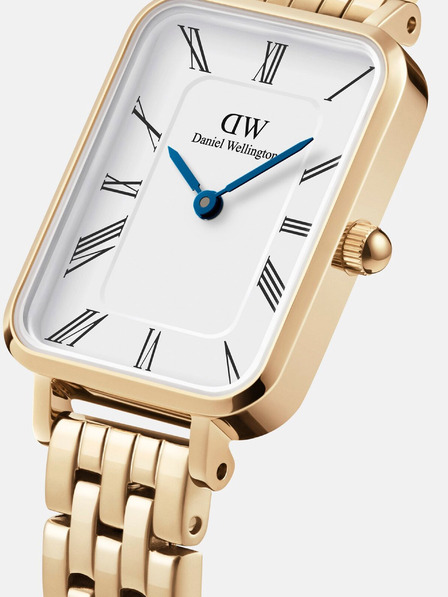 Daniel Wellington Zlaté dámské hodinky Daniel Wellington Quadro 5-link