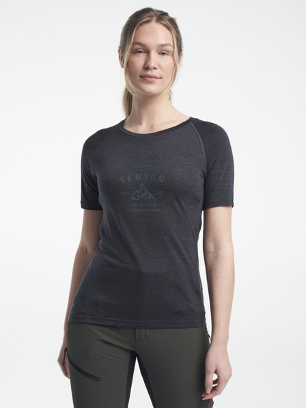 Tenson dámské vlněné triko TENSON Himalaya Wool Tee W černé