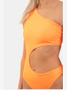 Nebbia Oranžové Asymmetric monokini na jedno rameno 458